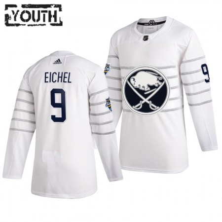 Camisola Buffalo Sabres Jack Eichel 9 Cinza Adidas 2020 NHL All-Star Authentic - Criança